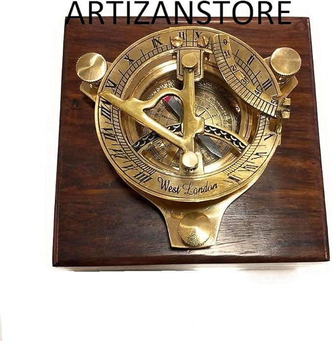 Sundial Compass Solid Brass Sun Dial