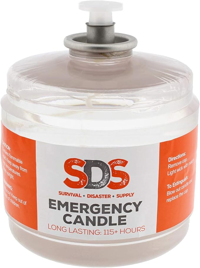 SDS Liquid Oil Candles Votive Candle Fuel Survival Candles Long Burning Candles for Emergency Candle 115 Hours