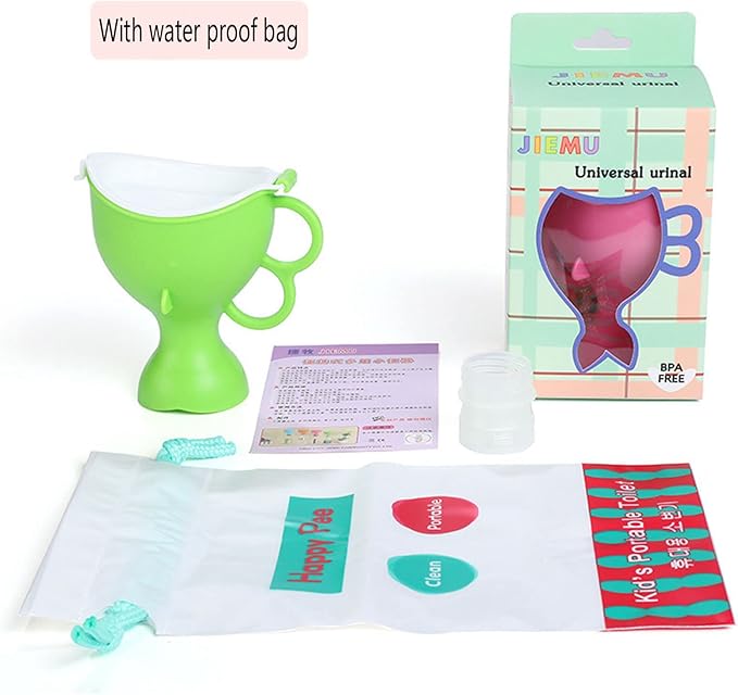 Portable Universal Urination Device Friendly-for Emergency Urinal Unique Shape Urinal Good Use for Travelling Hiking or Driving on Road Etc. This Can Match Both Men Women Urinal