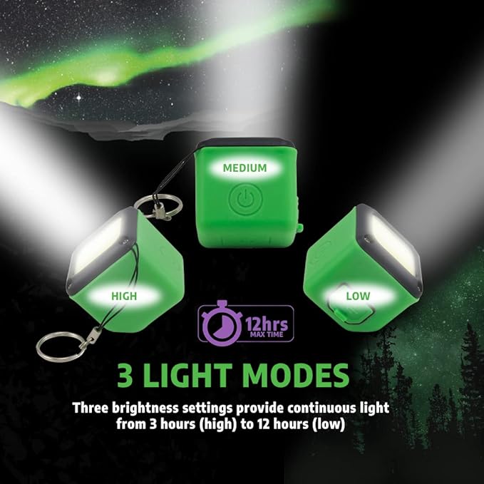 Kodiak Kube 300 Lumen Rechargeable Light and Power Bank | Magnetic LED Cube Light with 3 Brightness Modes | Compact and Waterproof Mini LED Flashlight, Charging Cable Included