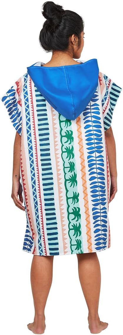 Dock & Bay Adult Poncho - Hooded Towel with Deep Pockets, Changing Robe - Quick Dry - Compact, Lightweight - Includes Bag