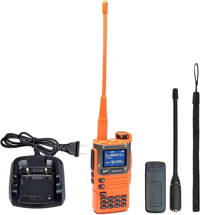 Quansheng Dual Band VHF UHF (TX&RX) Amateur Radio, FM/AM/Air Band Radio(RX), Walkie Talkie with NOAA Weather Alarm Function, VOX, Long Range Handheld Portable Radio for Hiking Camping UV-K5(8)/K6