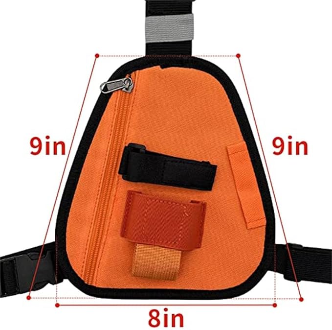 Radio Chest Harness Shoulder Radio Holster Chest Pack Adjustable Single Radio Pouch Two-Way Radio Holster for Motorola Radios and BAOFENG Walkie Talkies etc.