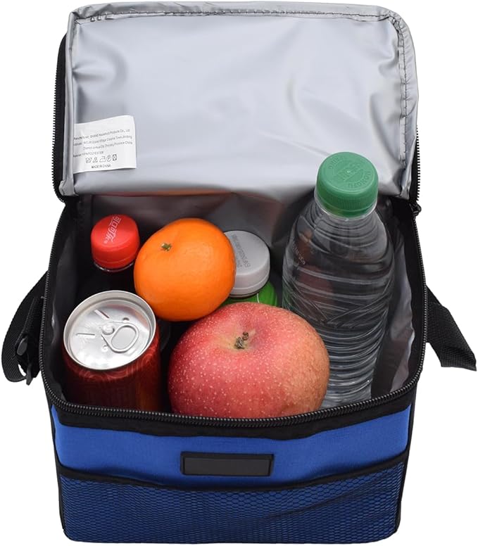Nanxson 5L Lunch Bag Leakproof Thermal Cooler Lunch Box Adult Waterproof Insulated Lunch Tote Bag (5L,Blue)