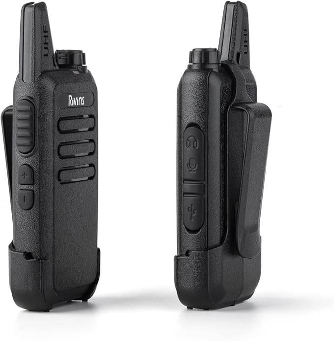 Walkie Talkies Rechargeable Long Range Two-Way Radios with Earpieces,2-Way Radios UHF Handheld Transceiver Walky Talky with Li-ion Battery and Charger(6 Pack)