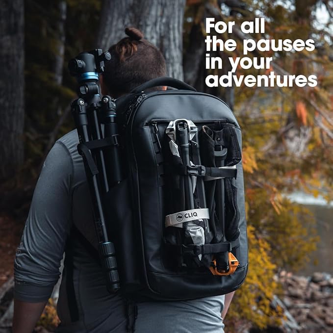 CLIQ Portable Chair Version 1.0 - Lightweight Folding Chair for Camping - Supports 300 Lbs - Perfect for Outdoor Adventures - Sky