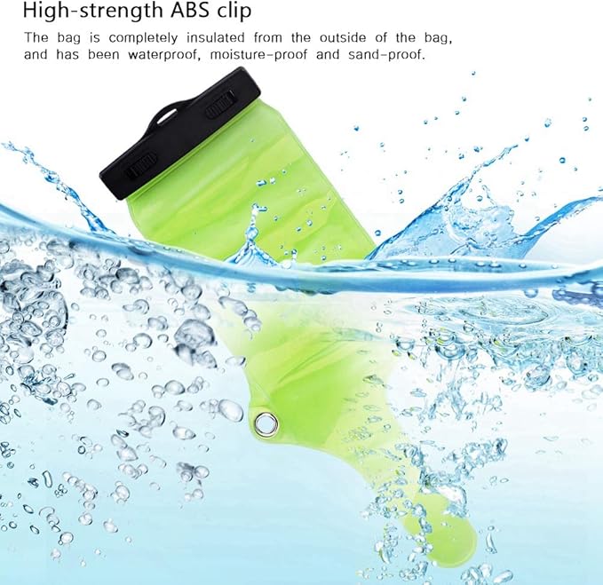 Portable Radio Waterproof Bag,2PCS Waterproof Radio Case -proof Sand-proof Environmentally-Friendly PVC Material Waterproof Bag for All Walkie Talkie