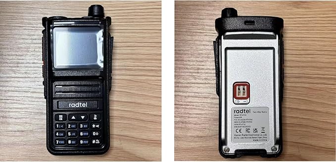 Radtel RT-470X Tri-Band Radio Walkie Talkies 256CH Aviation Air Band Two Way Radio NOAA Police Scanner Marine Long Range Handheld Transceiver USB-C, Wireless Copy Frequency (Standard)