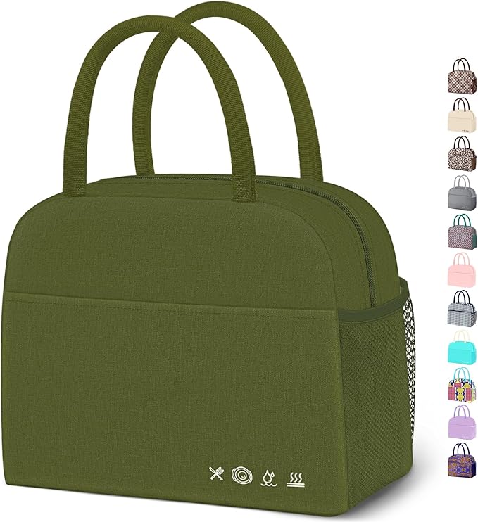 Lunch Bag Women,Lunch Box for Women Men Reusable Insulated Lunch Tote Bag High Capacity for Travel Work Picnic
