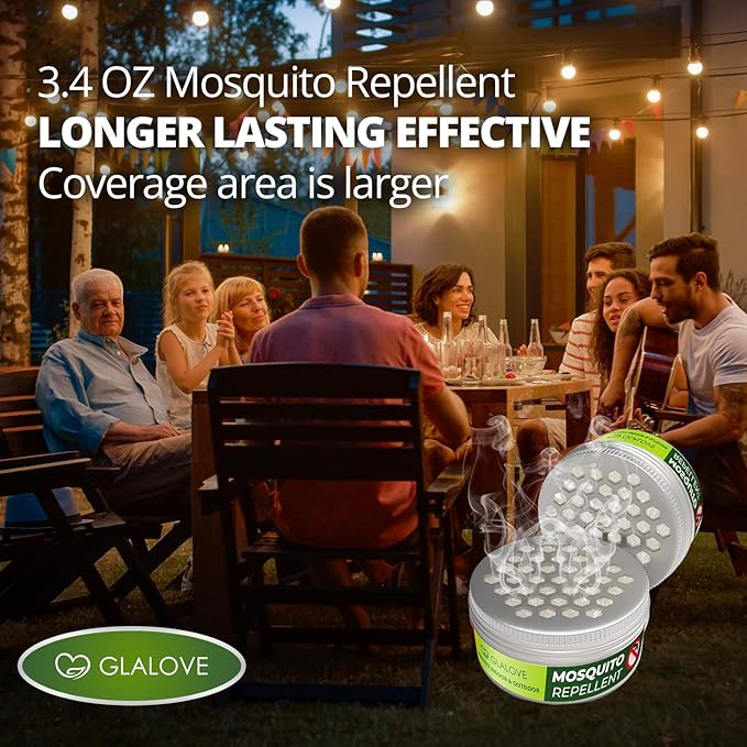 Repellant Mosquitos Indoor, 3.4 OZ(2 Packs) Naturals Mosquito Repellent Cream, Mosquito Repellent for Patio, Mosquito Repellents for Room, Yard, Camping Mosquito Deterrent, Keep Mosquito Away