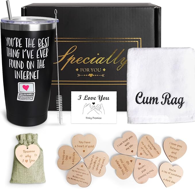 Gifts for Boyfriend Husband, Gift Box for Men,Gift for Father's Day Birthday Gifts Baskets for Men Fathers Day Box,Romantic Unique Meaningful Engraved Best Love Ideas Box Set