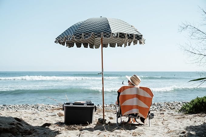 Nomadix Original Towel - Perfect for Beach, Pool, Travel, Camping, Yoga - Made with Recycled Materials - Super Absorbent - Sand Resistant - MCM Orange - 72.5x30