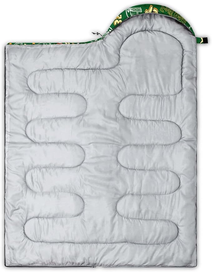 Kids Sleeping Bag for Boys Girls,Cute Puppy Print-Lightweight Warm Portable Outdoor Indoor-Waterproof Cold Weather Resistant Sleeping Bag for Camping Hiking