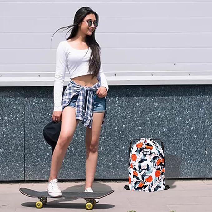 XEYOU Drawstring Sports Backpack Lightweight Gym Yoga Sackpack Shoulder Rucksack Casual Outdoor Daypack for Women and Men