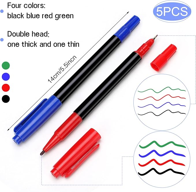 Yeaqee 8 Pcs Land Navigation Kit Includes 5 Military Map Markers Lensatic Military Compass Coordinate Scale and Protractor Pace Beads Counter for Camping, Mountaineering, Climbing, Adventure
