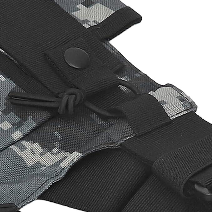 Sonew Radio Shoulder Holster, Universal Adjustable Radio Chest Harness Holder Vest Rig Walkie Talkies Front Pack Pouch for 2 Way Radio (Digital Camouflage)