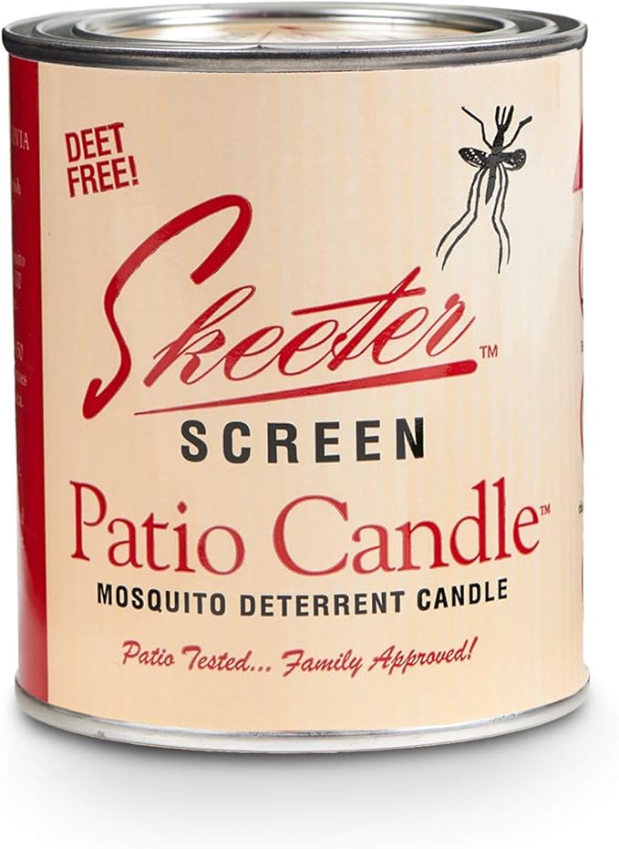 Skeeter Screen 15 Ounce Essential Oil Patio Candle - Pack of (2)