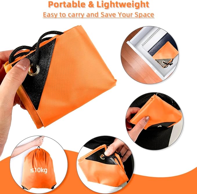 GoodtoU Drawstring Backpacks, 100 Pieces Back Bag Bulk Cinch Sack Drawstring Gym Bag for Sport, Traveling, Team (Orange)