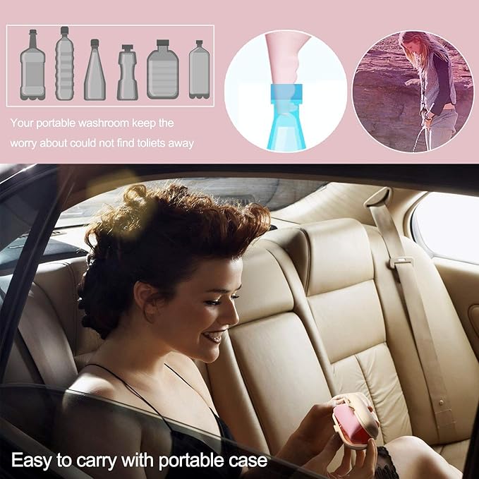 Portable Female Urinal Device Pee Funnel Women to Pee Standing Up for Camping, Hiking, and Backpacking Accessory