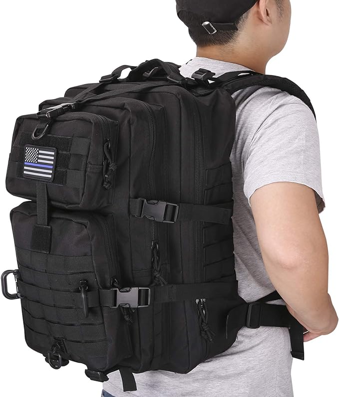 MOLLE Assault Pack, Tactical Backpack Military Army Camping Rucksack, 3-Day Pack