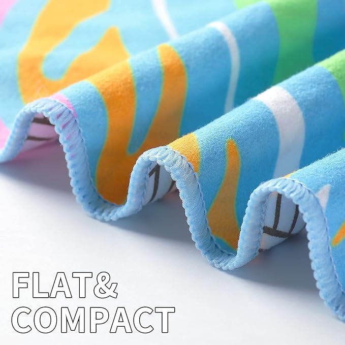 Microfiber Lightweight Thin Beach Towel Sandproof Compact Clearance Towels Quick Dry Sand Free Pool Swim Fast Drying Sandless Blanket Travel Essentials Accessories Vacation Women Men Adult Gift Purple