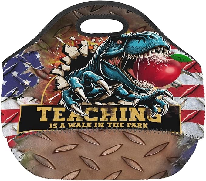Neoprene Lunch Bags Thermal Insulated Lunch Tote Bag Reusable Washable Neoprene Picnic Bag for Women Men