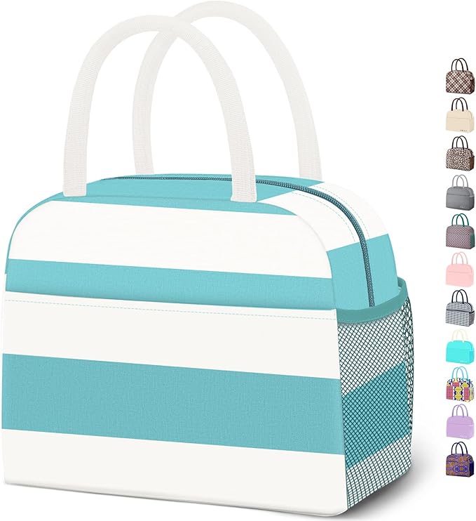 Lunch Bag Lunch Box for Women Men Reusable Insulated Lunch Tote Bag, Food Handbags Case High Capacity for Travel Work Picnic