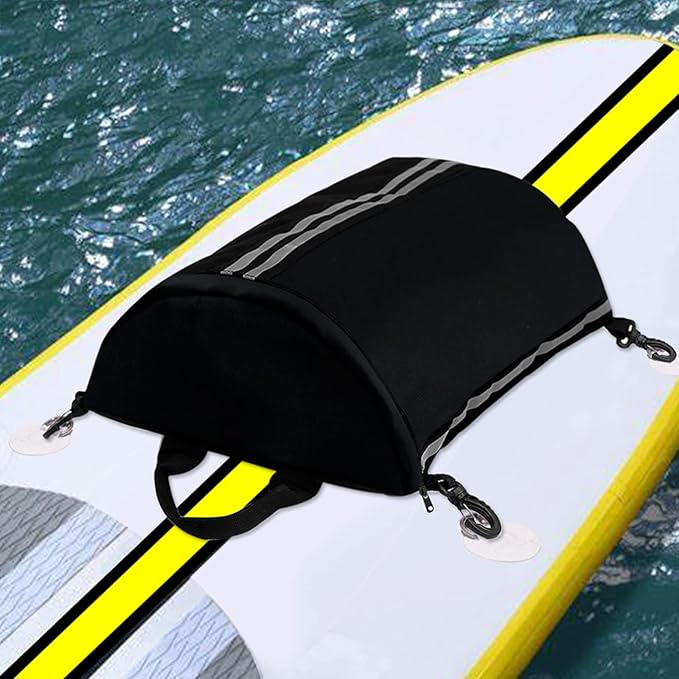 Youngy Waterproof Oxford Cloth Deck Pouch - Canoe Kayak Dry Bag With Snap Hooks For Surfing Water Sports