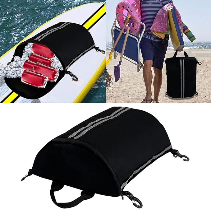 Youngy Waterproof Oxford Cloth Deck Pouch - Canoe Kayak Dry Bag With Snap Hooks For Surfing Water Sports