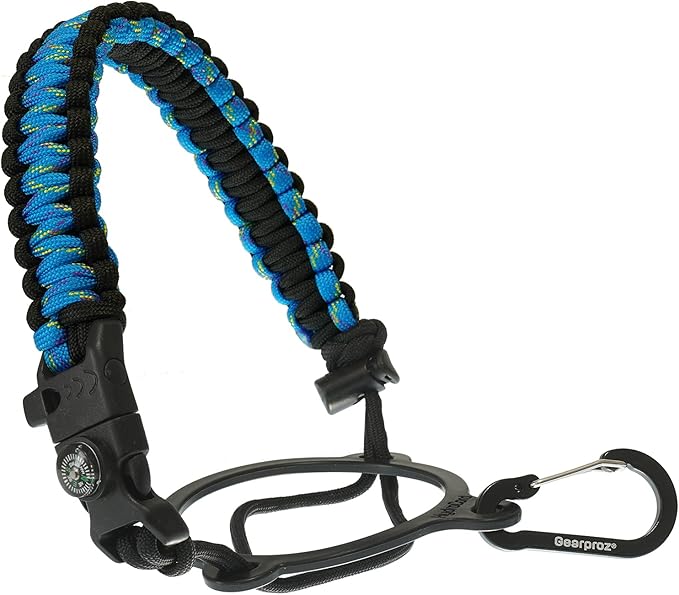 HydroCord Handle for Hydro Flask Wide Mouth Water Bottles, Hydroflask 1.0, Iron Flask, Thermoflask and Takeya Reusable Water Bottles, Paracord Survival Strap