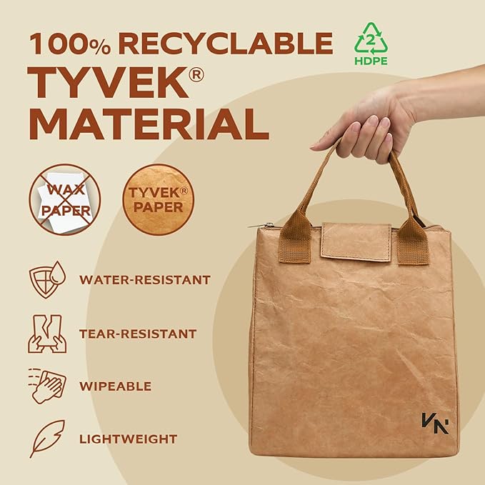 VonNova Women’s Insulated Lunch Bag with Premium 4mm Cooler Insulation, Cute Large 7L Lunch Tote for Work, Durable Small Lunch Box for Women, Stylish Lunchbox for Adults, Teens, Nurses, Teachers