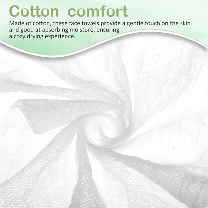 Ipetboom 100pcs Compressed Towel Mini Tablets Disposable Portable Face Towel Cotton Coin Tissue Hand Wipe for Travel, Camping, Hiking, Sport, Beauty Salon, Home