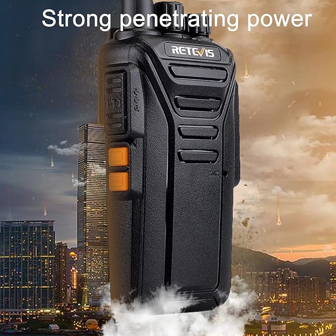Retevis RT27 Walkie Talkies for Adults Long Range,2 Way Radio Rechargeable,VOX HandsFree,Heavy Duty,Portable FRS Two-way Radios for Commercial Retail Restaurant School(5 Pack)
