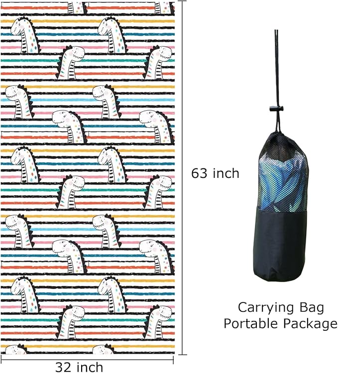 Microfiber Beach Towel, Extra Large 63"x32" Sand Free Beach Towel Super Lightweight Towels for Swimming Pool, Camping, Picnic, Yoga Gym Sports