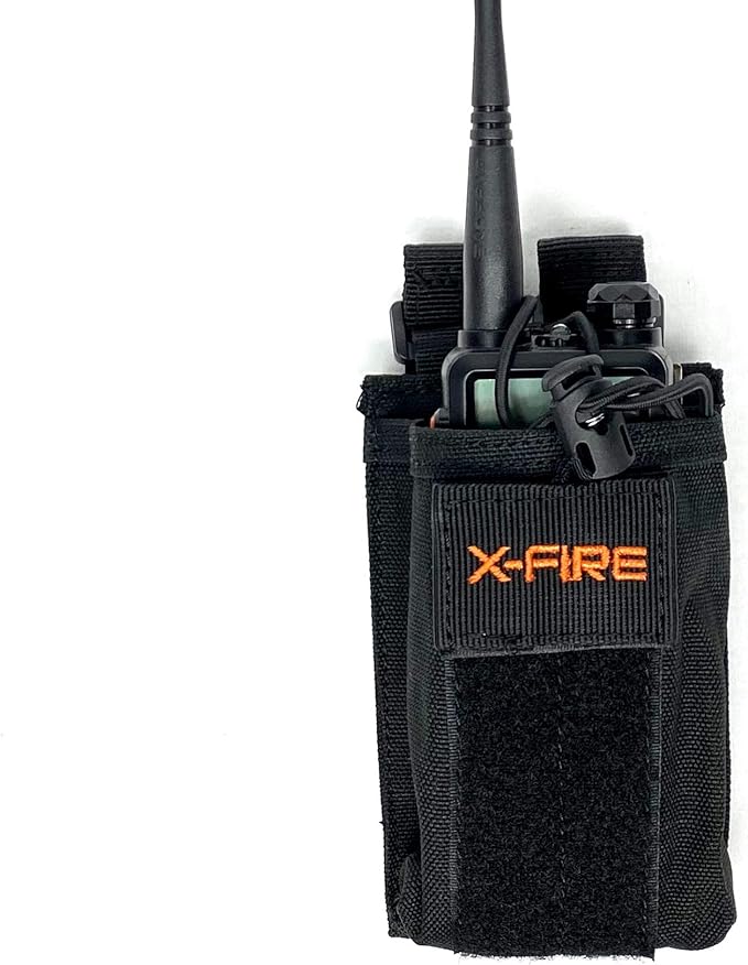 X-FIRE® Compact Washable Portable Radio MOLLE Pouch or Duty Belt Holder