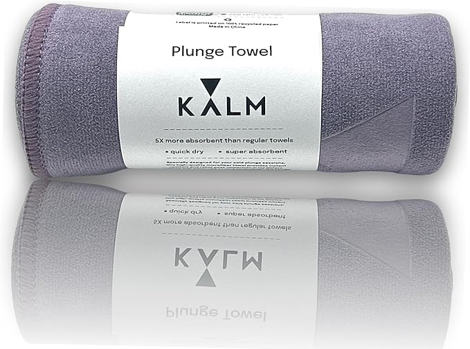 The Plunge Towel Gray Blue