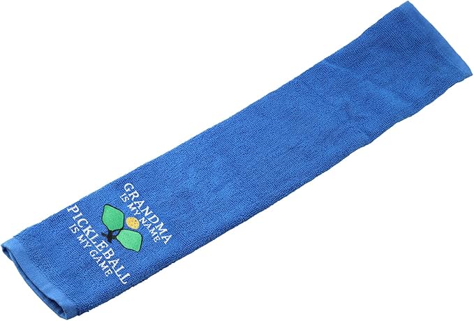 PWHAOO Pickleball Lover Towel Grandma Is My Name Pickleball Is My Game Towel Grandma’s Pickleball Gift (GRANDMA IS MY NAME T)