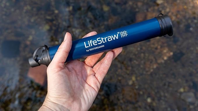 LifeStraw Personal Water Purifier for Hiking, Camping, Travel, and Emergency Preparedness