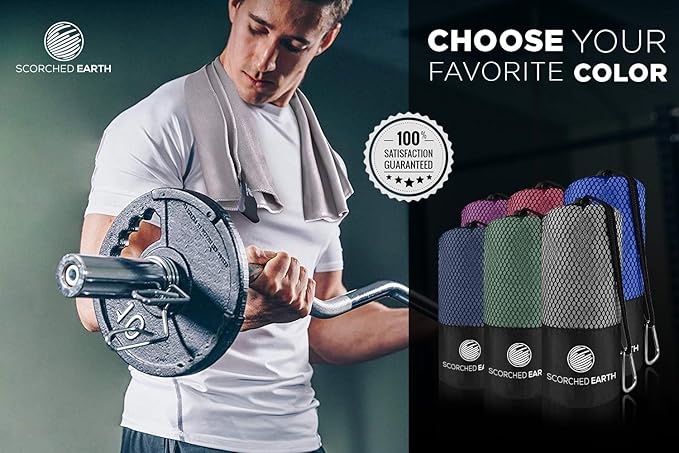 Microfiber Travel & Sports Towel Set (Slate Gray) - XL Set (39x70.5 & 12x24)
