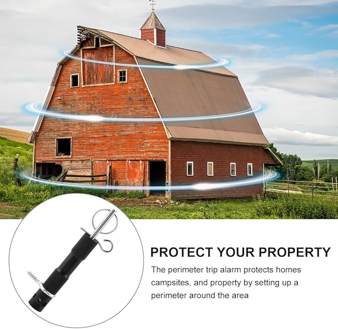 Perimeter Trip Alarm Camping Trip Wire Alarm Device Early Warning Security System for Camping Perimeter Trip Wire Alarm Device Use 209 Primers