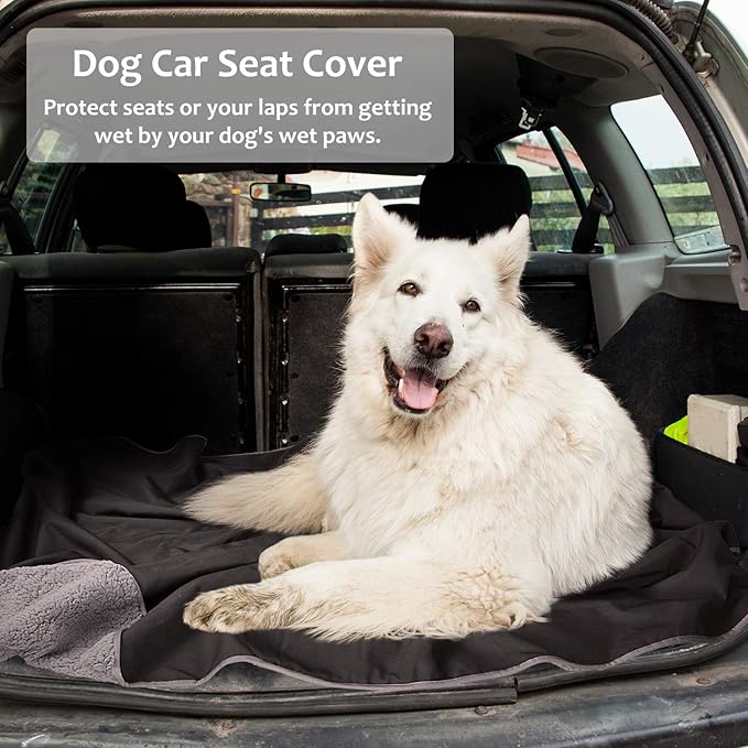 Tirrinia Outdoors Waterproof Throw Blanket, 51”x 59” Sherpa Fleece Stadium Windproof Mat for Boat, Traveling, Camping, Hiking, Football - Machine Washable