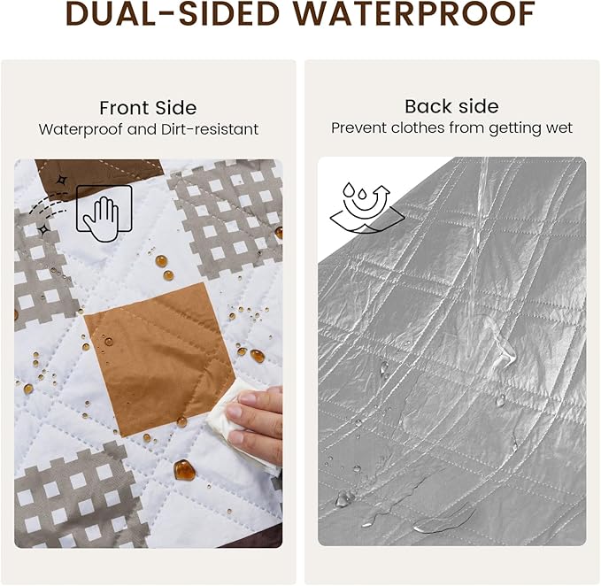 Picnic Blankets,80''x80'' Extra Large Picnic Blankets,Outdoor Picnic Blankets Waterproof Foldable for 6 to 8 Adults,Picnic Mat for Camping Beach Grass Lawn Park