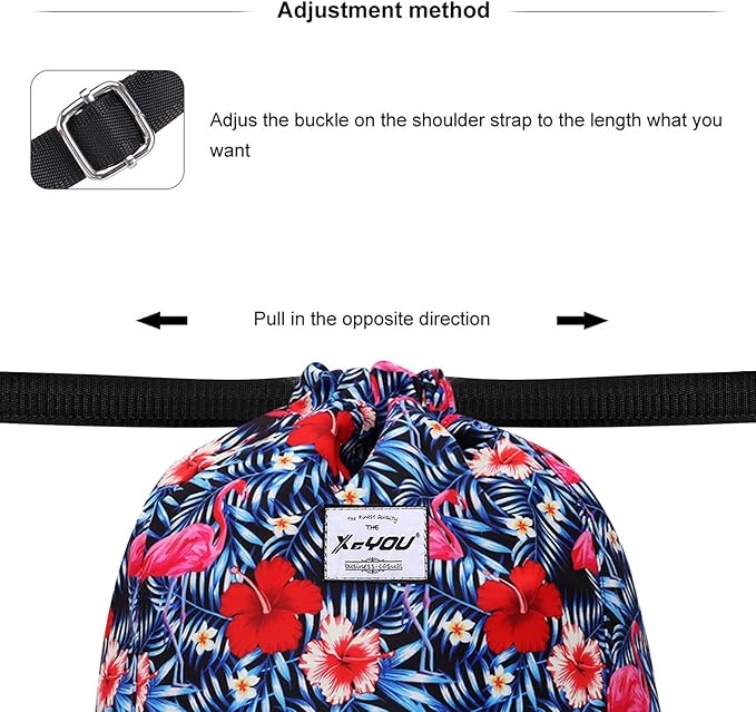 XEYOU Drawstring Sports Backpack Lightweight Gym Yoga Sackpack Shoulder Rucksack Casual Outdoor Daypack for Women and Men