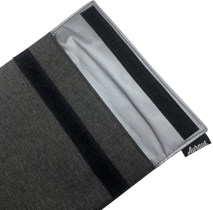 Insulated Reusable Eco Snack bag, Sandwich bag, Food Pouch, Insulated Lunch Bag, Insulin Cooling Case, golf pouch, Work, Picnics, Travel, Men, Woman (Dark Grey)