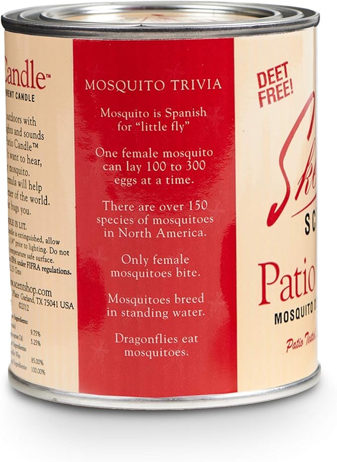 Skeeter Screen 15 Ounce Essential Oil Patio Candle - Pack of (2)
