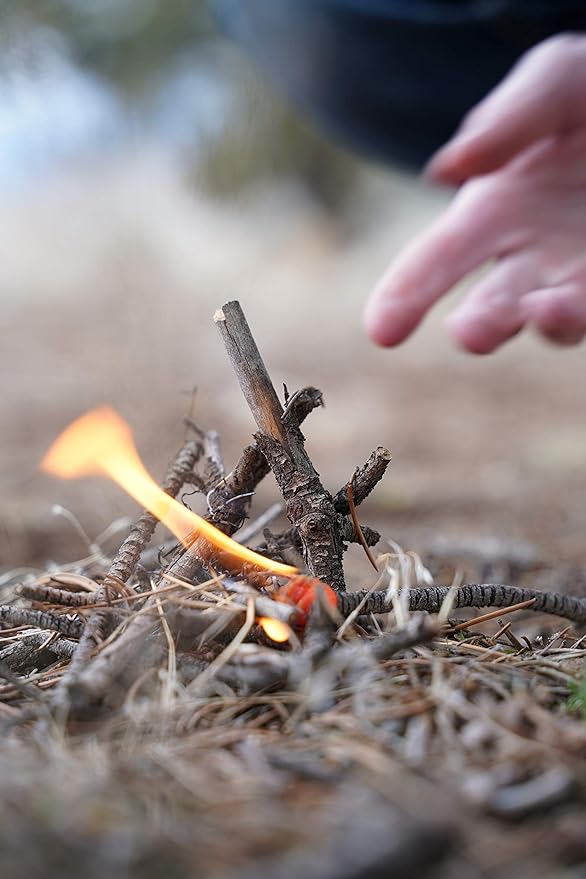 Phone Skope Pyro Putty Fire Starter Single Use 20 or 50 ct Foil Packs | for One Use & Avoids The Sticky Mess | Tear, Separate, Ignite