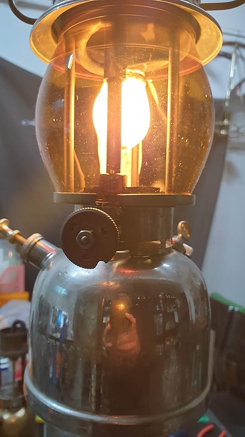 Amber Glass Globe for Coleman 200a, 242 Lantern