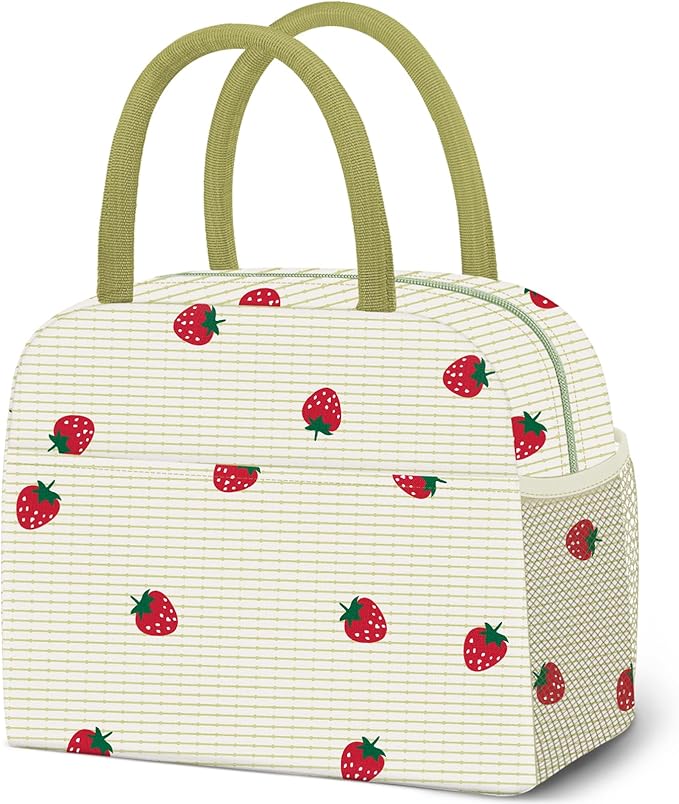 Lunch Bag Lunch Box for Women Men Reusable Insulated Lunch Tote Bag, Handbags Case High Capacity for Travel Work Picnic