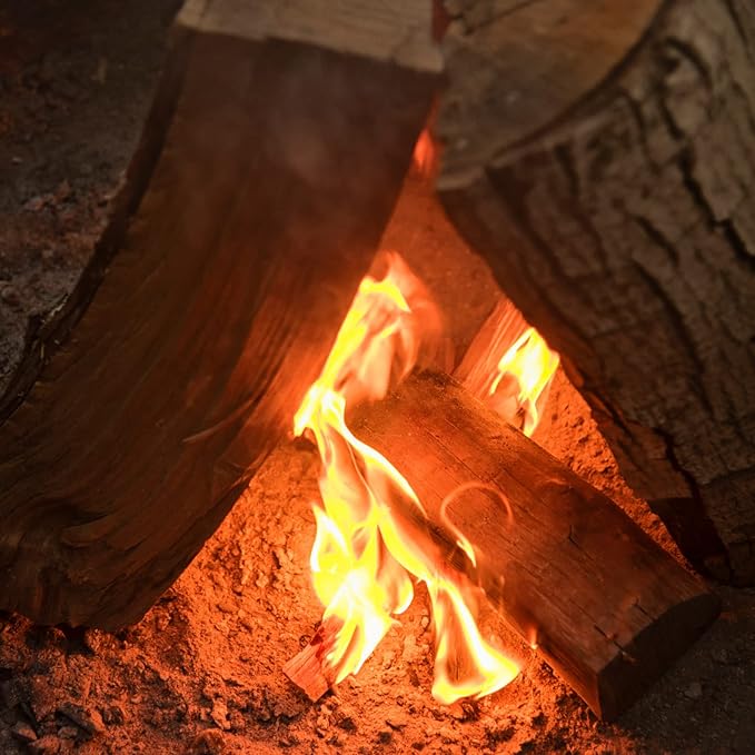 2 LB. Billy Buckskin Fatwood Fire Starter Sticks, Start a Fire with Just 3 Sticks, Firestarter for Firepit, Campfire, Wood Stoves, Fireplaces, Bonfire & Grilling BBQ & Camping Essentials (2 Pound Bag)