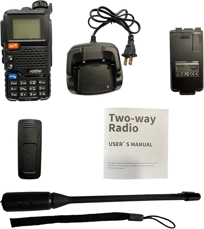 Radtel RT-600 Air Band Walkie Talkie Portable Am Fm Two Way Radio Commutator VHF Station K5 Receiver Ham Wireless Set Long Range